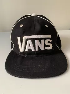 Vans off the wall cap adult size black white skate hat 7 1/4 (58cms) - Picture 1 of 10