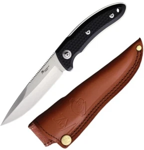 Katz Predator Fixed Knife 4.5" 9Cr18MoV Steel Full Tang Blade Black G10 Handle - Picture 1 of 3