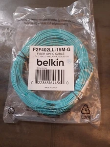 Belkin F2F402LL-15M-G 49.21 ft. Multimode LC/LC Duplex MMF, 50/125 - Picture 1 of 1