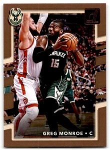 2017-18 Donruss Press Proof Silver Greg Monroe Milwaukee Bucks #82 - Picture 1 of 2