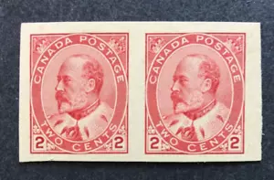 BroadviewStamps Canada #90a MNH VF imperf pair. CV$120 - Picture 1 of 2