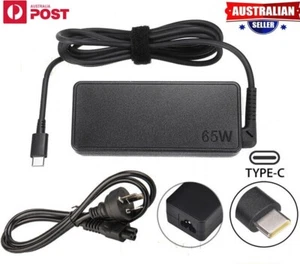 65W USB-C Type-C AC Adapter Laptop Charger For Lenovo ThinkPad Yoga Dell HP ASUS - Picture 1 of 12