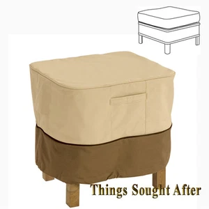 COPERTURA per POUF QUADRATO PICCOLO 21" o TAVOLO arredo esterno patio ponte VERANDA - Foto 1 di 15
