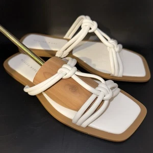 Azalea Wang Stetson White sandals size 9 - Picture 1 of 8