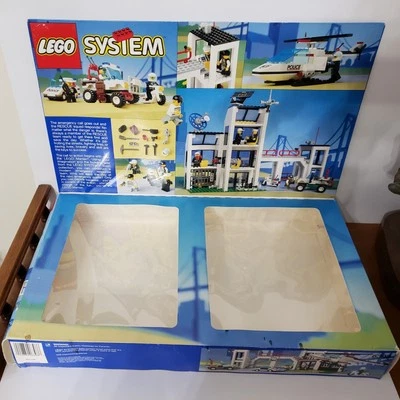 VINTAGE LEGO SYSTEM 6398 Rescue CENTAL PRECINCT HQ 1993 BOX ONLY  - Image 1 of 4