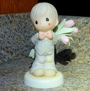 Precious Moments Enesco For the Sweetest Tu‑lips In Town 306959 1997 Figurine - Picture 1 of 7