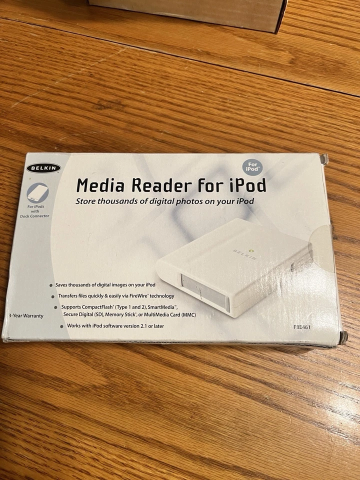 Belkin media reader for IPOD F8E461 - Image 1 of 4
