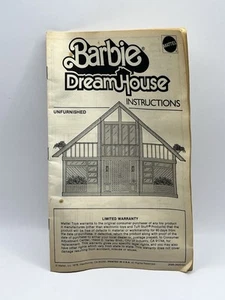Barbie Vintage A Frame Casa dei Sogni 1978 Libretto Istruzioni Manuale Mattel HTF - Foto 1 di 7