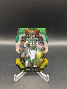 2022 Panini Select Jeremy Ruckert Green Yellow Prizm Rookie New York Jets #176 - Picture 1 of 2