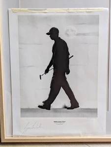 A Tiger Woods signed lithograph, 60x45cm. Millennium man. limited 100 - Bild 1 von 4