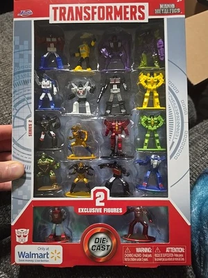 Jada Nano Metalfigs Transformers Serie 2 18 Figuras Paquete 2 Exclusivo Nuevo en Paquete Como Nuevo Foto 1 de 2
