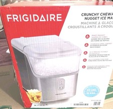 Frigidaire 33 Lbs. Countertop Ice Maker Nugget Shaped Ice Stainless Steel