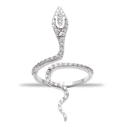 Anillo pavé serpiente Avenue Chic para mujer talla única Foto 1 de 2