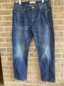 CAbi Malibu Distressed Acid Wash Relaxed Jeans Größe 8 - Bild 1 von 3