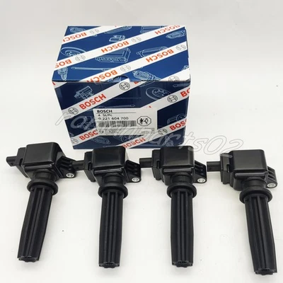 4X Bobinas de encendido UF678 Bosch 0221604700 para Ford Focus Land Rover LR2 Lincoln Foto 1 de 4