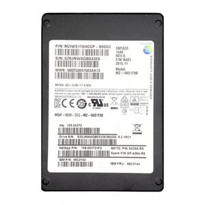 NetApp (108-00372) 1.6TB Mixed Use (SFF 2.5in) SAS-3 12G SSD - Picture 1 of 2