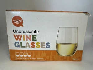 Stiellose "Tritan" Weingläser, 4er Set - 16oz, bruchsicher & unzerbrechlich - Bild 1 von 3