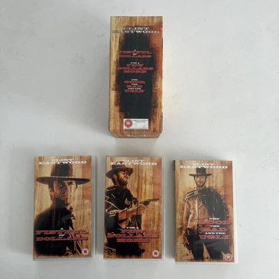 The Spaghetti Western Collection Triple VHS Boxset - 3x Clint Eastwood Movies - Image 1 of 4