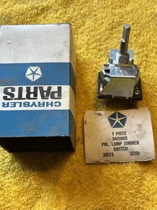 MOPAR NOS DASHLIGHT DIMMER SWITCH 7074 E BODY CUDA CHALLENGER RT 2947713 - Picture 1 of 7