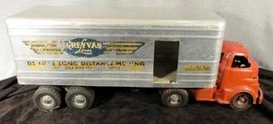 VINTAGE GRAYLINE RED AND SILVER PRESSED METAL TOY TRUCK - TOY TRUCK (EZS002654) - Picture 1 of 12