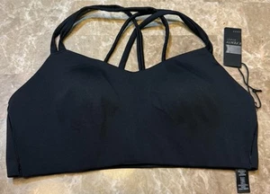 Savage X Fenty Sports Bra Size Large (12-14) Black New - Bild 1 von 6