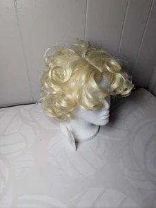 Goldene weiche Haare blond volle Perücke Teil unten Mitte - Bild 1 von 6