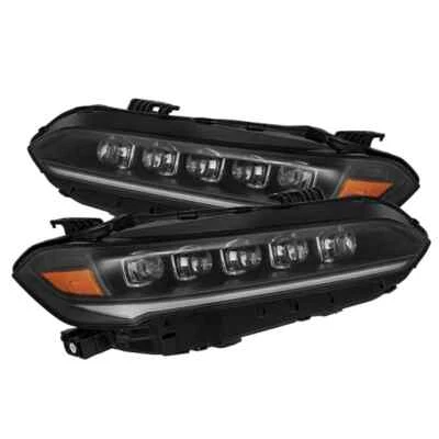 Faros proyectores LED negros para Honda Civic AlphaRex Nova 22-25 Foto 1 de 4