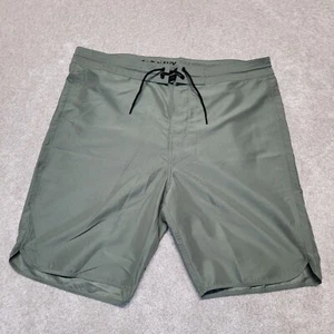 Old Navy Board Shorts Mens 38 Green Swim Trunks California - Picture 1 of 13