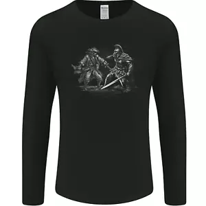 T-Shirt À Manches Longues Spartan Vs Pirate Warrior Gym MMA Pour Hommes - Imagen 1 de 2