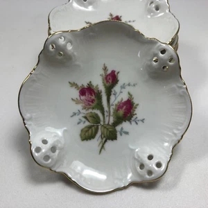 Rosenthal Sanssouci Elfenbein Moosrose 6 x Gebäckschale Schälchen 10 cm - Bild 1 von 2