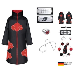 Itachi Akatsuki Kostüm – 9-teiliges Set für authentisches Cosplay und Partys - Bild 1 von 9