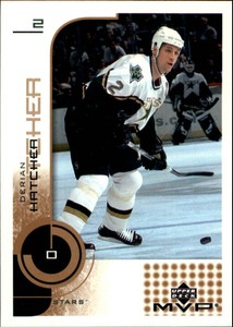 2002-03 Upper Deck MVP Stars Hockey Card #60 Derian Hatcher
