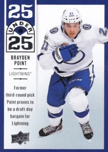 Brayden Point 2018-19 18-19 cubierta superior 25 bajo 25 inserto #18 Tampa Bay - Imagen 1 de 1