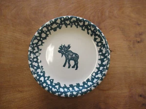 Tienshan MOOSE COUNTRY Salad Plate 7 3/4" Sponge Green 11 available - Picture 1 of 6