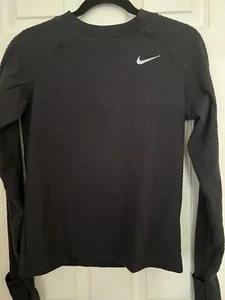 Nike Women's XS Therma-FIT Element Running Long Sleeve Crew Shirt DM1493-010 New - Picture 1 of 15