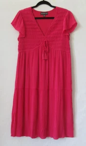 Harper 21 Sommerkleid L/ XL Magenta Kurzarm - Bild 1 von 3