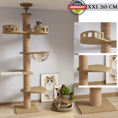 Kratzpfosten und Kletterturm für Katzen aus Sisal, großer Kratzbrett XXL - Bild 1 von 2