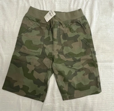 New Hanna Andersson Boy Shorts Woven Cargo Camo, 130/ US 8 - Image 1 of 4