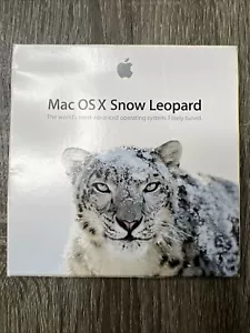Apple Mac OS X v.10.6 Snow Leopard for Intel-Based Mac (MC223Z/A) New Sealed! - Picture 1 of 10