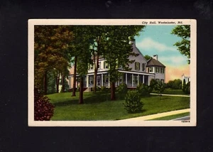 Westminster, Maryland  City Hall 1930s or 40s - Picture 1 of 2