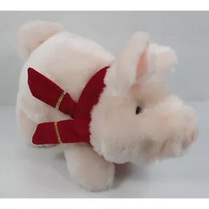 VTG Iwaya Corp.: Pink Pig w/ Scarf - 9in. Robotic Pig w/ Sounds & Movement 1986 - Picture 1 of 10