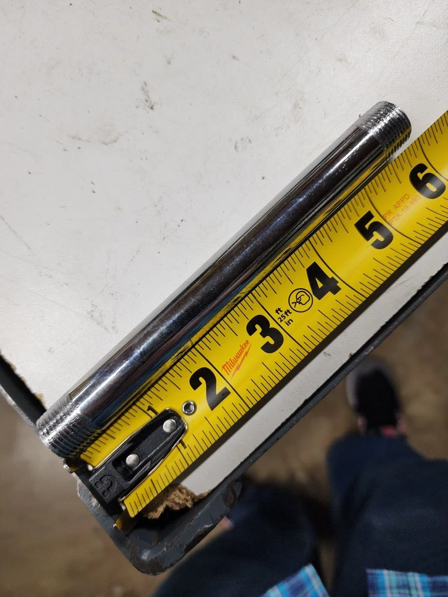 Midnight Nation Merit 3/8" X 2" SS 304/304L Schedule 40 NPT Pipe Nipple Tubo Pvc 32