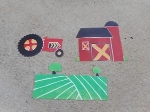 Pkg of 25 Farm and Tractor Wallpaper Cutouts by Wallies/12179/craft/ wall decor/ - Picture 1 of 2