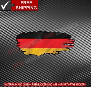 German Germany Country State Flag Vinyl Decal Sticker #B - Bild 1 von 2