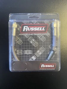 Russell Brake Line 656022 advanced fluid transfer system 12" Straignt-3 to -3 - Picture 1 of 2