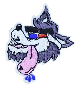 THERMO STOFF WANDLEUCHTE: Wolf 6*5cm (01) - Bild 1 von 1