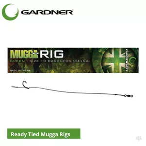 Gardner Tackle Ready Tied Mugga Rigs - Carp Barbel Bream Tench Coarse Fishing - Picture 1 of 1