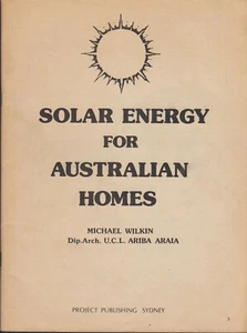 Solar Energy For Australian Homes - Michael Wilkin - Picture 1 of 1