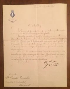 Lettera firmata da Francesco Crispi - Picture 1 of 1