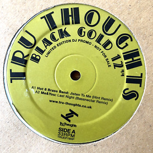 Black Gold 12" Vinyl EP Limited Edition DJ Promo Record Tru Thoughts 2008 33 RPM